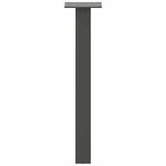 vidaXL Pieds de table basse 4 pièces Anthracite 30 cm Acier