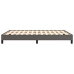vidaXL Cadre de lit sans matelas gris 140x190 cm similicuir