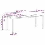 vidaXL Ensemble de salle à manger pour jardin 9 Pièces Noir Poly rotin