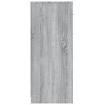 vidaXL Armoire de bain Sonoma gris 60x33x80 cm Bois d'ingénierie