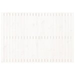 vidaXL Tête de lit murale Blanc 159 5x3x110 cm Bois massif de pin