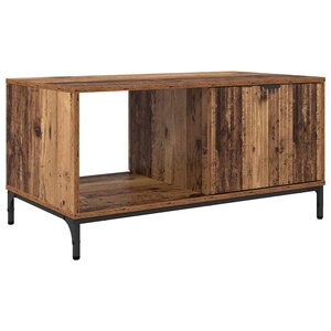 vidaXL Table basse Bois ancien 90 x 49 x 46 cm Bois d'ingénierie