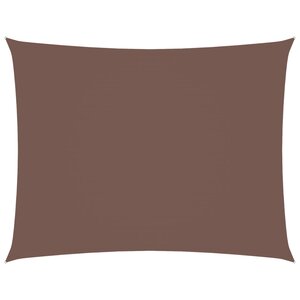 vidaXL Voile de parasol tissu oxford rectangulaire 3x4 5 m marron