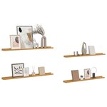 vidaXL Étagère Murale 4 Pièces Beige 100 x 9 x 3 cm Bois d'ingénierie