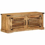 vidaXL Cabinet à chaussures avec stockage Marron 110 x 38 x 45 cm