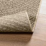 vidaXL Tapis ZIZUR beige 80x200 cm aspect de jute intérieur extérieur