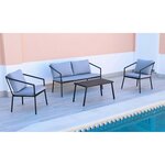 Salon de jardin détente facile à ranger bermudas