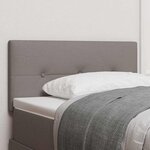 vidaXL Tête de lit avec tête de lit Taupe 100 cm tissu