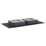 vidaXL Tapis de piscine Noir 750 x 372 x 0 1 cm Tissu non tissé