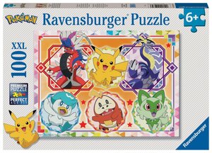Puzzle 100 p xxl - Pokemon Ecarlate et violet