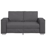 vidaXL Canapé Gris 160 x 80 x 84 cm tissu