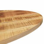 vidaXL Dessus de table 120x50x2 5 cm ovale bois massif de manguier