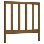 vidaXL Tête de lit Marron miel 96x4x100 cm Bois massif de pin