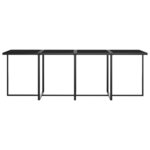 vidaXL Ensemble à manger d'extérieur 9Pièces coussins Résine tressée Gris