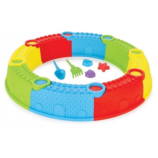 Pilsan 06-306 - Château de sable avec râteaux et moules