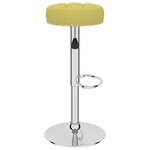 vidaXL Tabourets de bar lot de 2 vert tissu