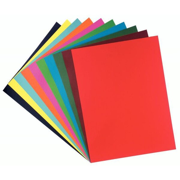 Paquet de 25 feuilles Cartoline 50 x 65 cm 120 g jaune