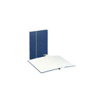 Album pour timbres standard bleu avec 16 pages blanches