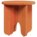 vidaXL Table basse 2 Pièces Marron cire 39 5 x 39 5 x 30 cm