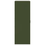 vidaXL Buffet vert olive 34 5x39x107 cm acier