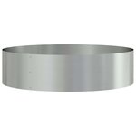vidaXL Pots de jardin 5 Pièces Argent 80 x 80 x 20 cm Acier galvanisé