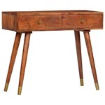 vidaXL Table console 90x35x76 cm Bois d'acacia massif