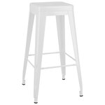 vidaXL Ensemble de bar 5 Pièces Blanc