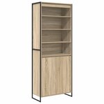 vidaXL Armoires Hautes 2 Pièces Sonoma 60 x 36 x 300 cm Bois d'ingénierie