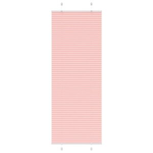 vidaXL Store plissé rose 75x200 cm largeur du tissu 74 4 cm polyester