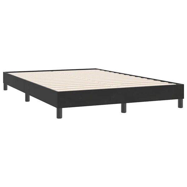 vidaXL Cadre de lit sans matelas noir 140x220 cm velours