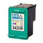 Cartouche d'encre authentique HP 343 Couleur - programme SECOND