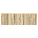 vidaXL Meuble TV mural 98 x 31 x 30 cm Chêne Sonoma Bois d'ingénierie