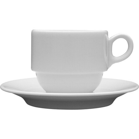 Tasse à café porcelaine wersal 110 ml - lot de 12 - stalgast -  - porcelaine 90x60mm