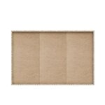 Buffet bas - Blanc mat - 2 portes + 4 tiroirs  - PILVI - L 122,6 x P 34,2 x H 81,1 cm