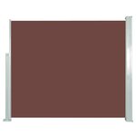 vidaXL Auvent latéral rétractable 120 x 300 cm Marron