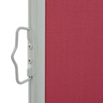 vidaXL Auvent latéral rétractable de patio 100x300 cm Rouge