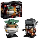 Lego brickheadz star wars 75317 - le mandalorien et l'enfant - mandalorian & the child