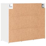 vidaXL Cabinet à chaussures Blanc 103x30x51 cm Bois d'ingénierie