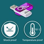 Philips clé usb 3.0 vivid 64 go blanc et violet