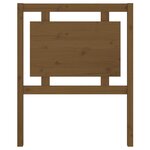 vidaXL Tête de lit Marron miel 80 5x4x100 cm Bois massif de pin