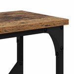 vidaXL Table console Bois Ancien 102 x 23 x 75 cm Bois d'ingénierie
