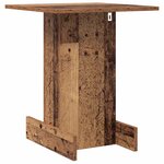 vidaXL Table d'appoint Bois ancien 44 5 x 45 x 55 cm Bois d'ingénierie