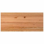 vidaXL Table à manger et bord naturel bois massif chêne rectangulaire