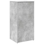 vidaXL Armoire de rangement gris béton 50x45x103 5cm bois d'ingénierie