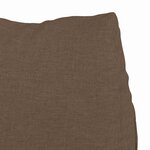vidaXL Coussin de Dos Marron 60 x 20 x 50 cm tissu