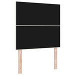 vidaXL Tête de lit LED avec des lumières à LED Crème 80 cm Polyester