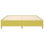vidaXL Sommier à ressorts de lit Vert 180x200 cm Tissu