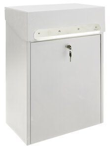 Boîte à colis en acier  Multipack EP3001  fenêtre d'introduction et porte  Blanc