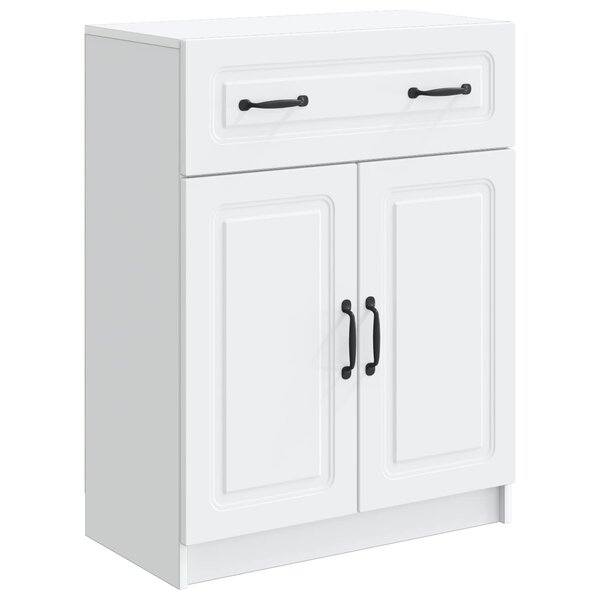 vidaXL Buffet Blanc 66 x 34 5 x 87 cm Bois d'ingénierie