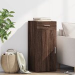 vidaXL Buffet chêne marron 40x42 5x93 cm bois d'ingénierie
